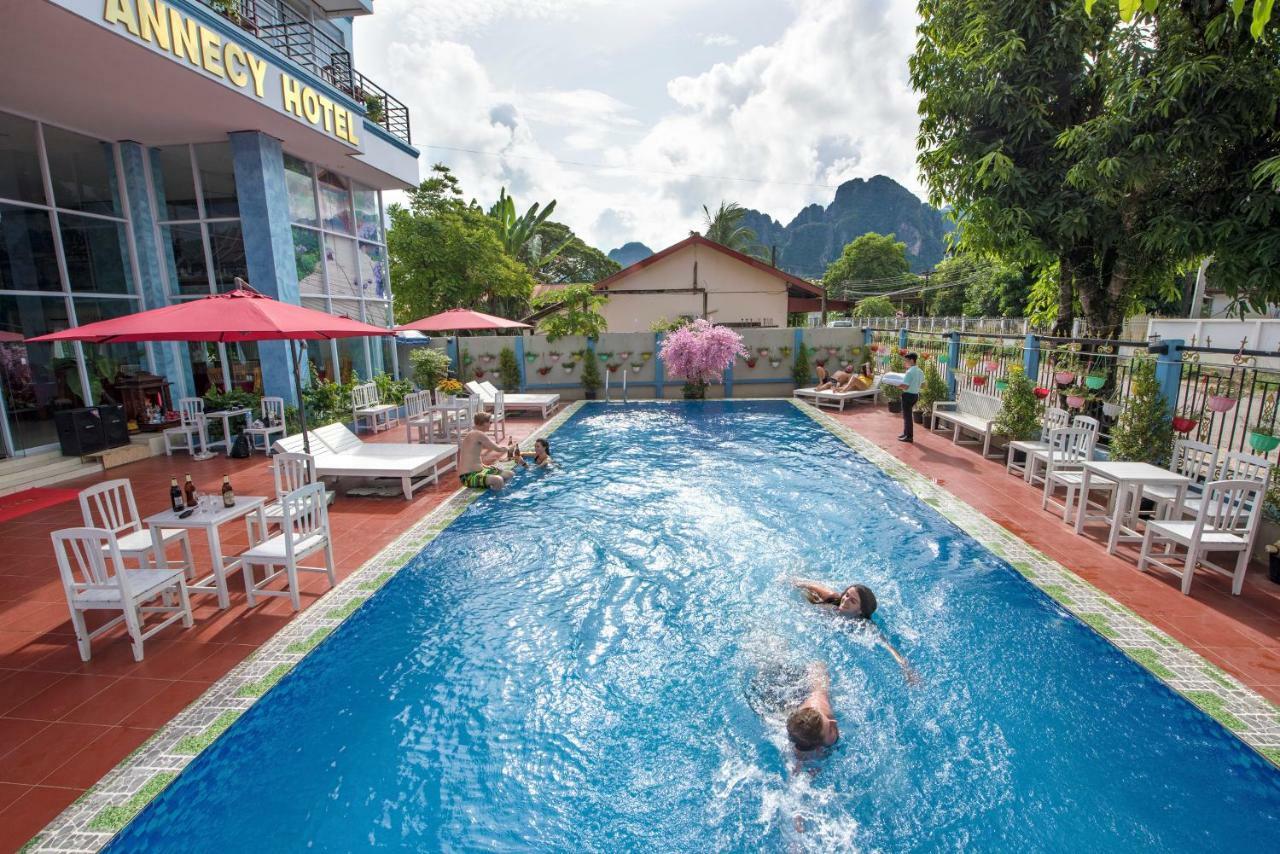 Annecy Hotel Vang Vieng Eksteriør billede